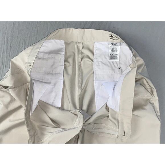 Adidas Climalite Lightweight Flat Front Microfiber Golf Pants. 3-Stripe, 36X34. - Picture 7 of 10